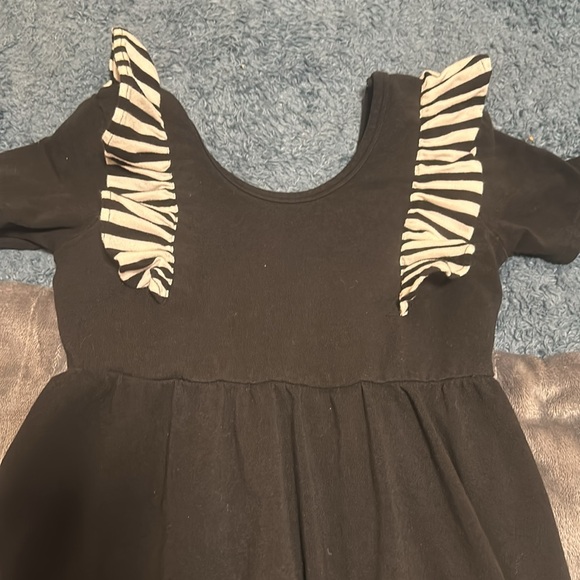 Rags twirl dress zebra print 7/8 - Picture 2 of 2